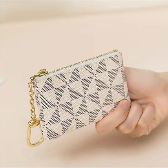 Mini Vintage Zipper Coin Purse, Versatile Keychain Bag With Keyring - Picture 4 of 8